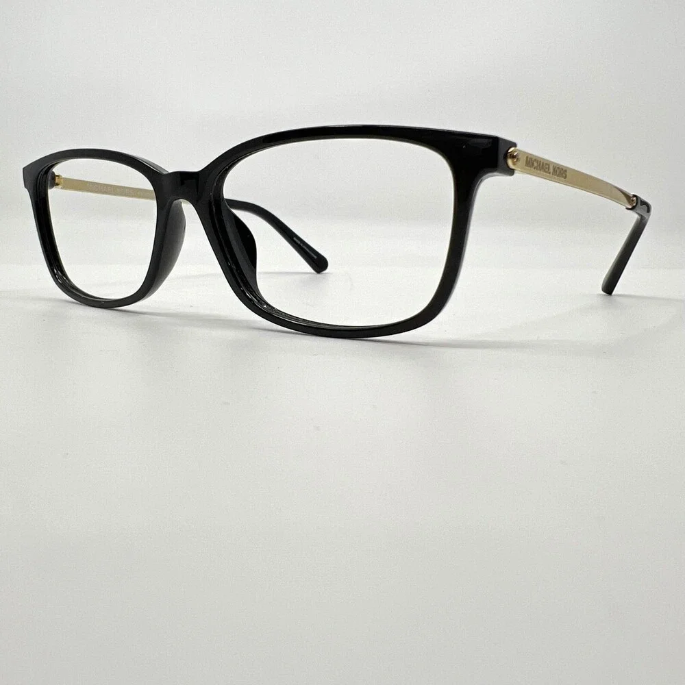Michael Kors Eyeglasses Womens Black Gold MK 4060U Telluride 54-15-140